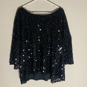 Black Sparkly XHILARATION Top 🖤